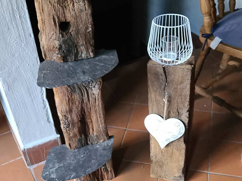 Dekoration Eiche Altholz